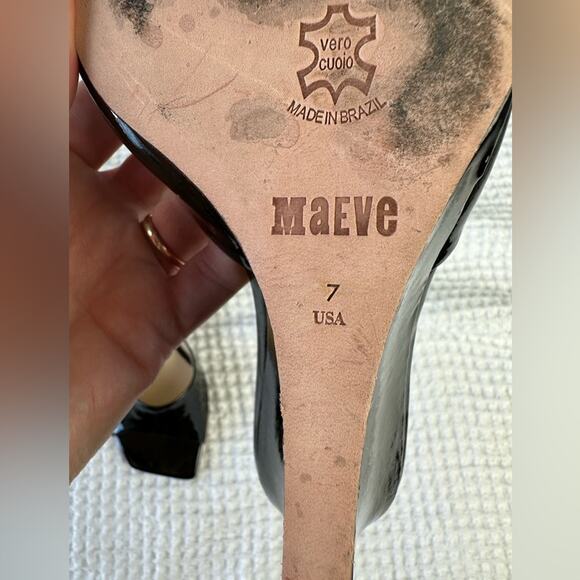 Maeve Square Toe Mules Size 7 Anthropologie - Picture 7 of 9